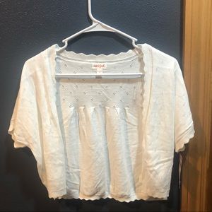 Girls open front cardigan